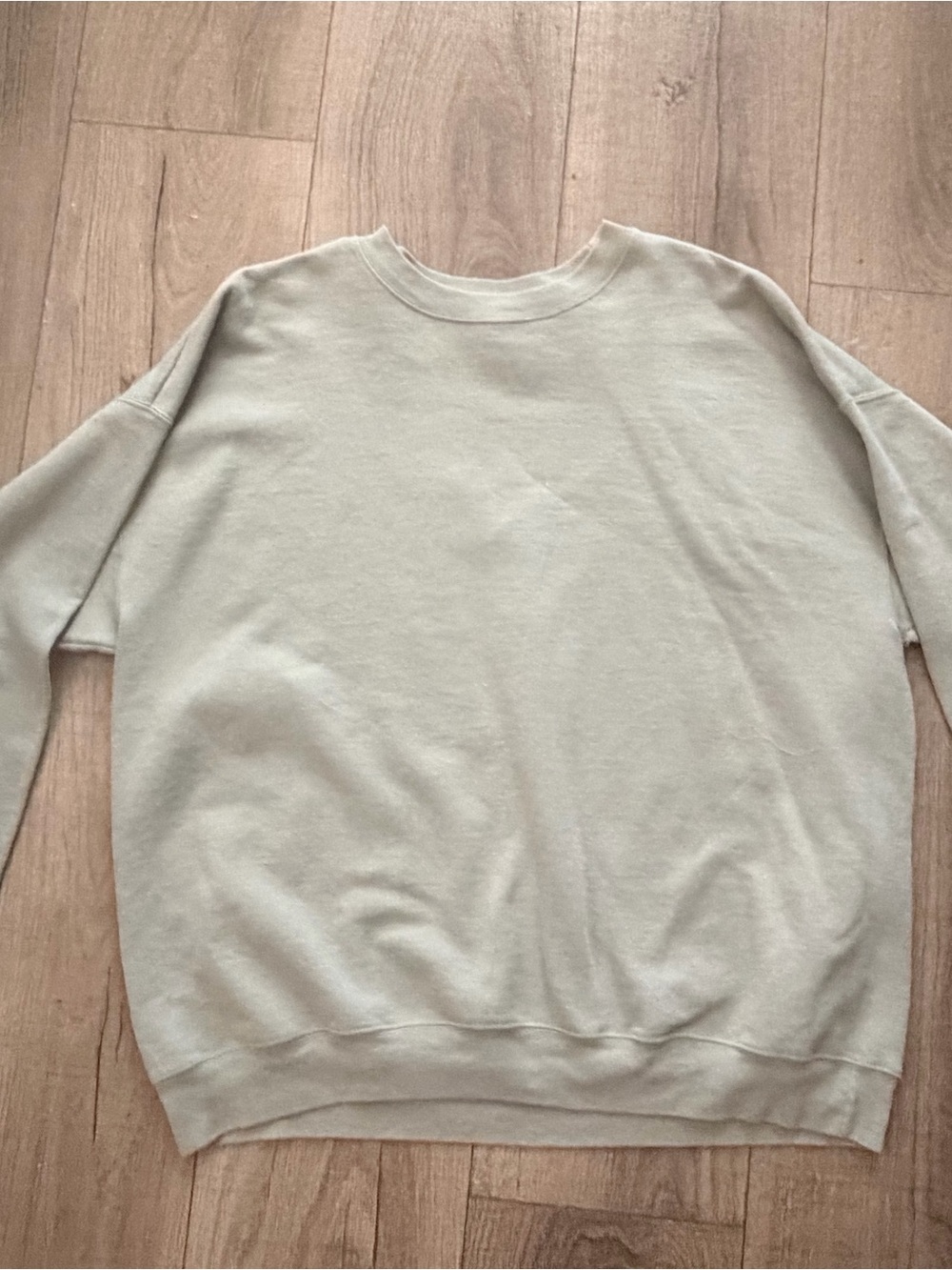 Hanes Size XL Basic Crewneck Sweater in Light Beige - Classic Pullover